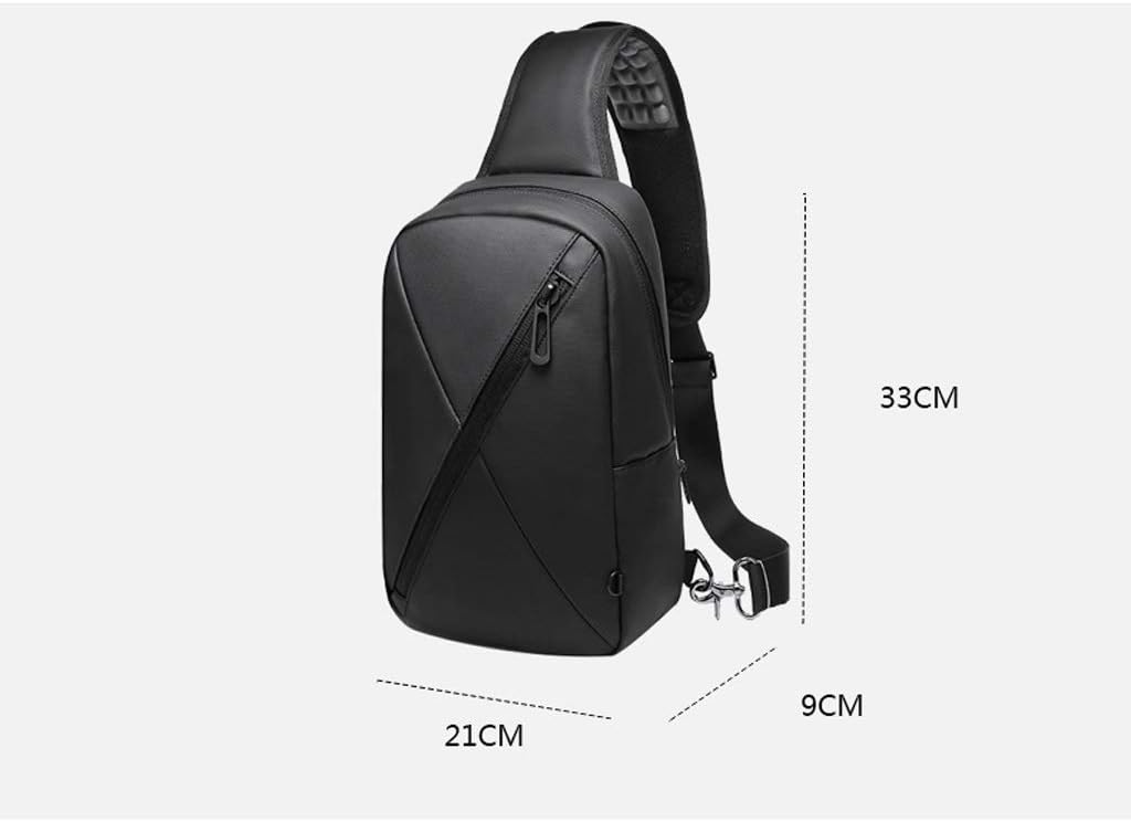 Chest Bag Men's Bag Large Capacity Simple Single Shoulder Diagonal Backpack Travel Portable Small Backpack
