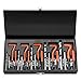 HORUSDY 131Pc Thread Repair Kit, HSS Drill Helicoil Repair Kit Metric M5 M6 M8 M10 M12 (Black)
