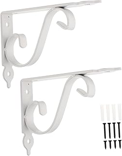 OSALADI Shelf Brackets 6 Sets Pallet Bracket Wood Shelves Metal Bracket Wall Mounted Holder Metal Shelf Holders Iron Shelf Shelves Wall Mounted