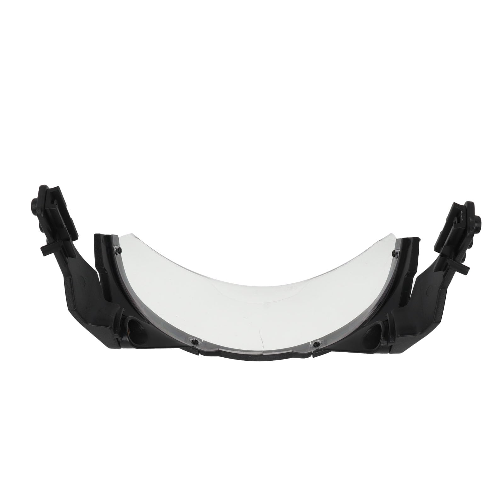 Lunettes Compatibles Casque MICH Airsoft Réglable PC Lentille Transparente Cyclisme Noir