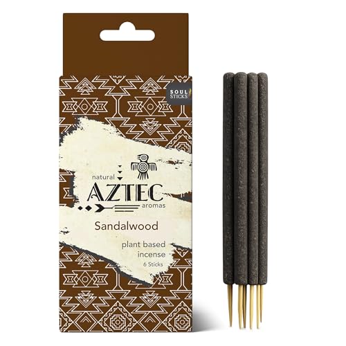Soul Sticks Aztec Cinnamon Resin Incense Sticks, 90 Hrs Burn