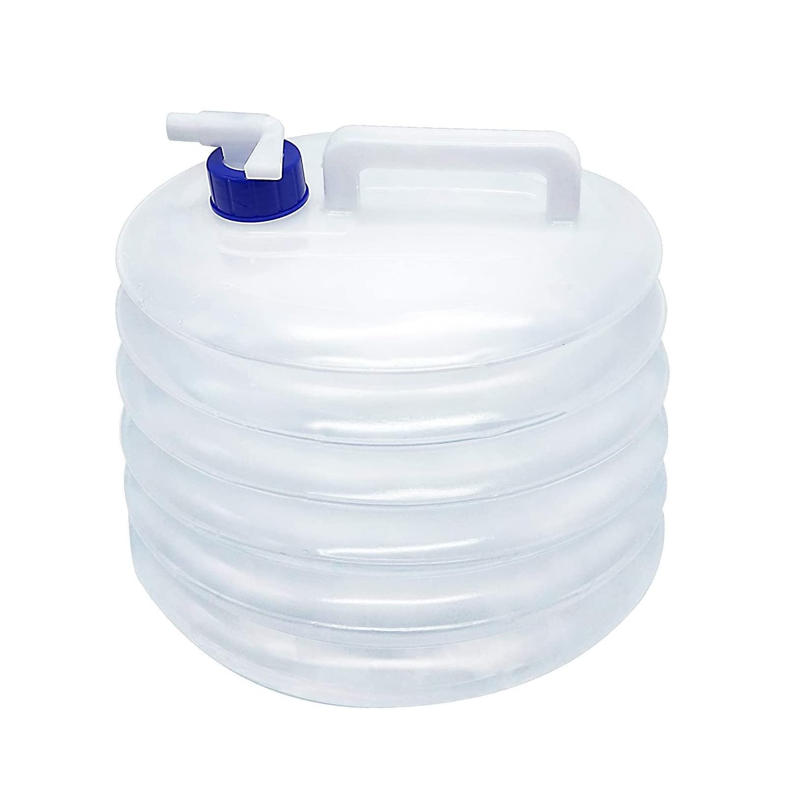 Foxnsk 10L Collapsible Water Container, 5L 15L Portable Folding Water Carrier With Tap, Bpa Free Water Carrier Tanks - Water Storage For Camping, Hiking, Climbing, Outdoor, Fishing, Travel (10L)
