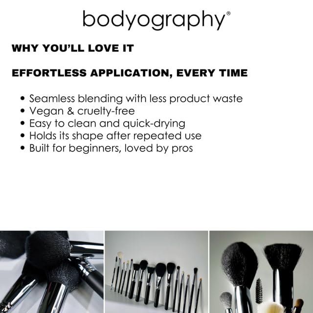 Bodyography Lip Brush | Precision Tool for Lipstick and Gloss Application | Ideal for Defining, Blending, and Filling | Travel-Friendly, Retractable, and Cruelty-Free Makeup Brush - Image 7