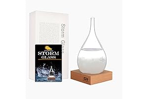 Globe Storm Glass Weather Station: Predictive Home Decor