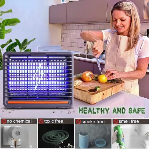 Image of Mosquito Killer, Fly Insect Killer Machine, Insect Bug Zapper,Fly Catcher and Trap Killer LED Lamp for Restaurants,Home, Kitchen, Kids Bedroom, Indoor, Outdoor Office.