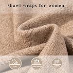 Pashmina Shawl Wrap for Women – Ultra Soft Lightweight Scarf, Versatile Travel & Wedding Wrap-Excellent Gift Selection - Image 3