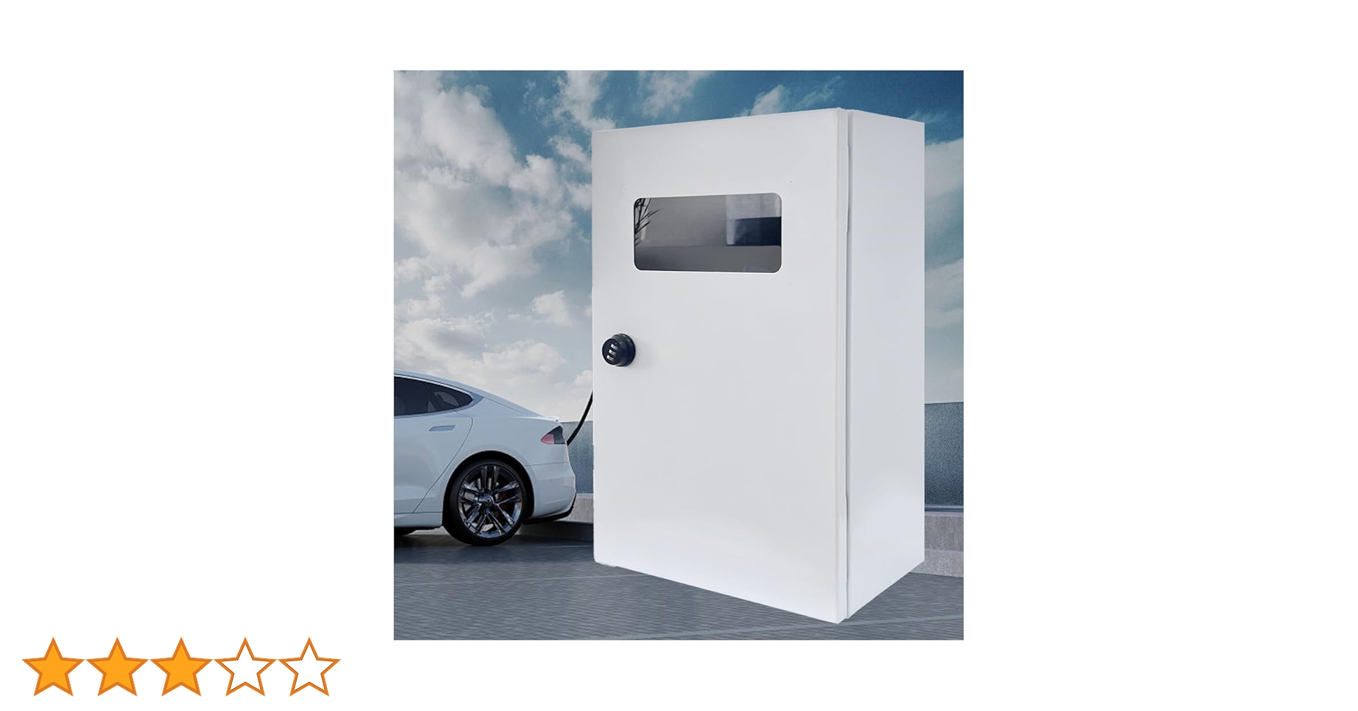 Tesla電気自動車（EV）200V充電コンセント＋漏電ブレーカー＋防雨ボックス Amazon | EV・PHEV電気自動車用 充電ケーブル コンセント 収納