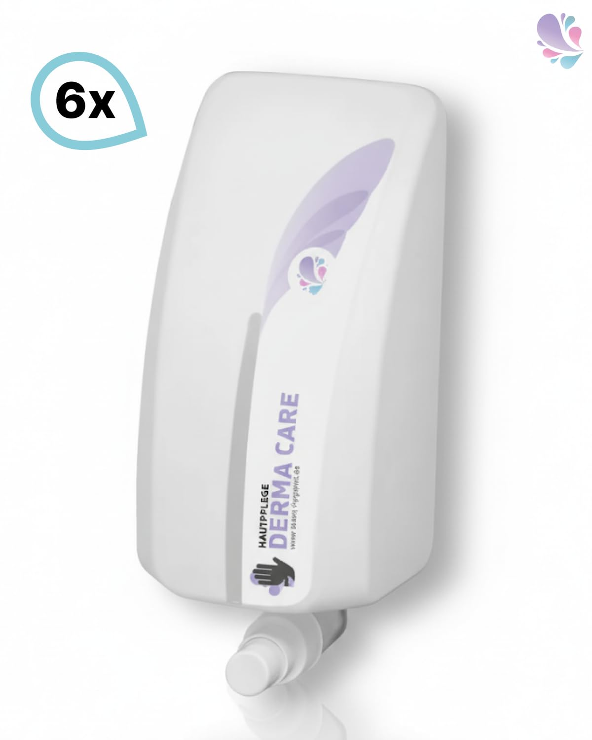 Lavela Derma Care Sprühlotion 6x1 Liter | Lavela Derma Care Hautpflegesprühlotion mit 12.000 Anwendungen für beanspruchte Hände