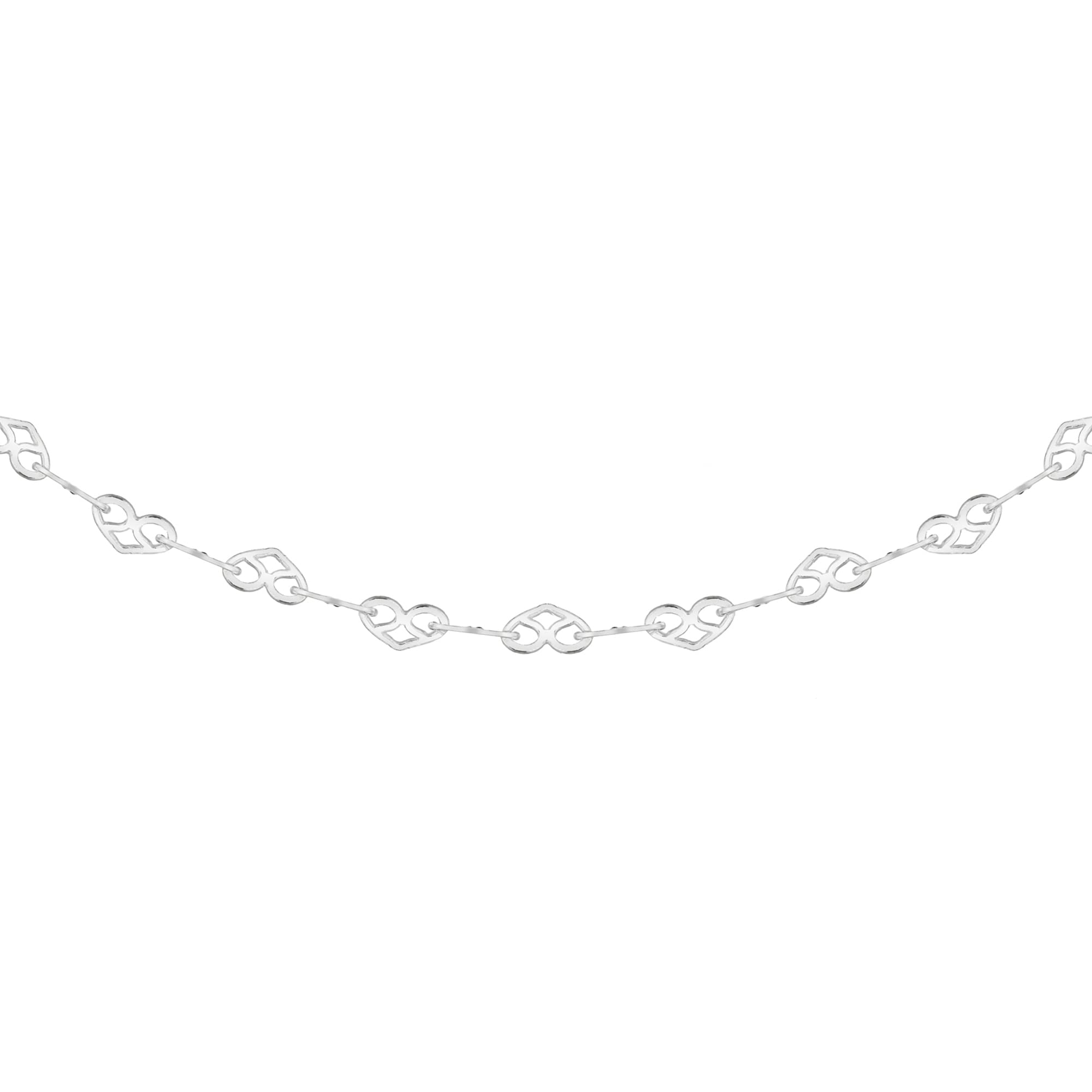 Tuscany Silver damski łańcuszek na szyję ze srebra wysokiej próby, 3,5 mm