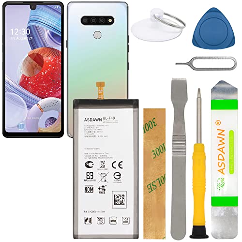 ASDAWN BL-T48 Battery for LG Stylo 6 Q730 LM-Q730 LM-Q730MM LM-Q730TM LM-Q730QM5 LM-Q730QM6 LM-Q730AM Replacement with Repair Tool Parts