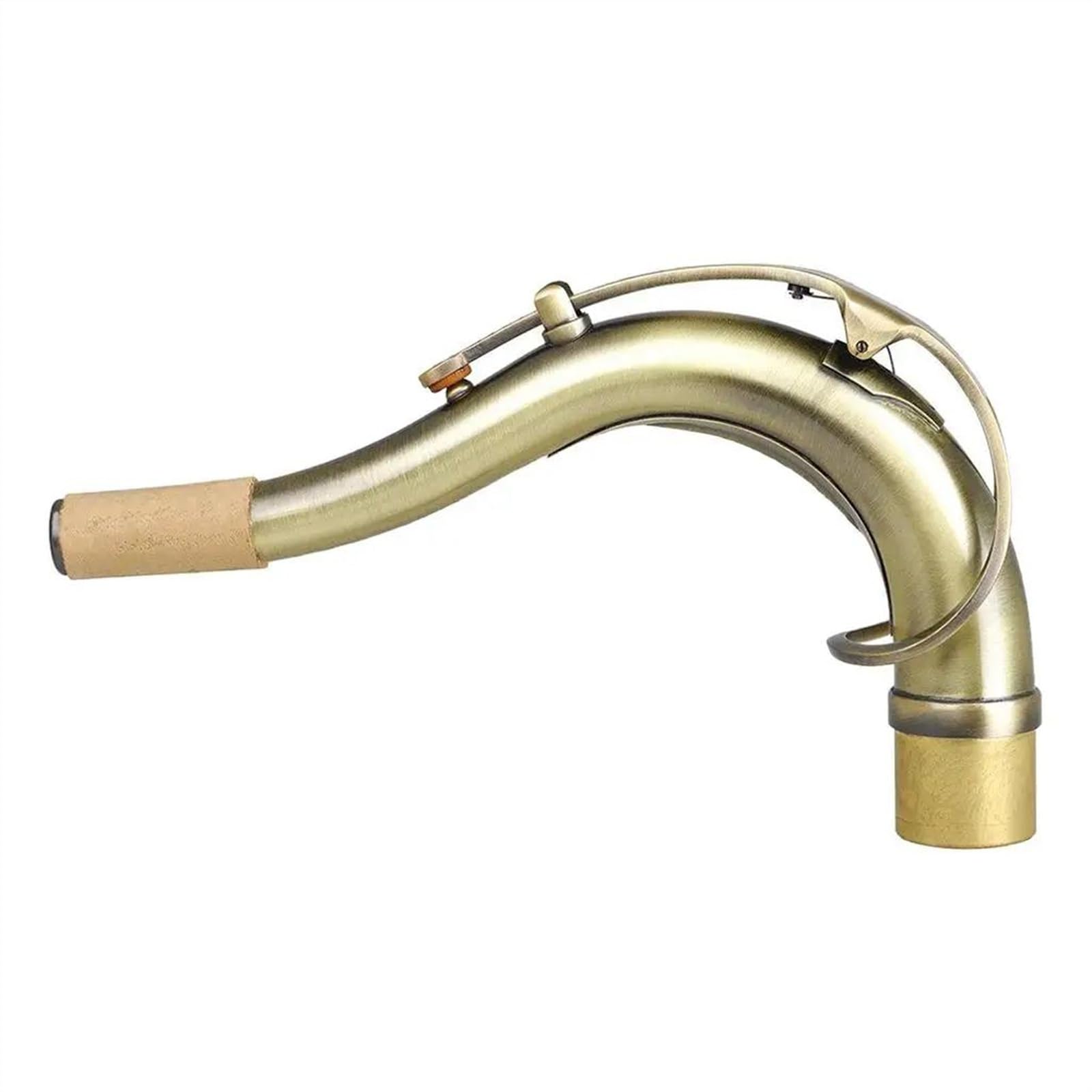 Części do Saksofonu Instrumentów Wygięta Szyjka Saksofonu Z Postarzanego Mosiądzu Do Akcesoriów Do Saksofonu Tenorowego (Color : A)