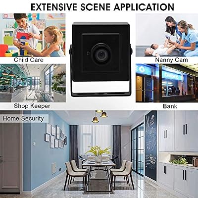 13mp Wide Angle USB Camera with Microphone for Computer 100degree No Distortion Lens Webcam Mini UVC USB2.0 PC Camera Industrial Video Audio USB with Camera for Raspberry Pi Laptop Android