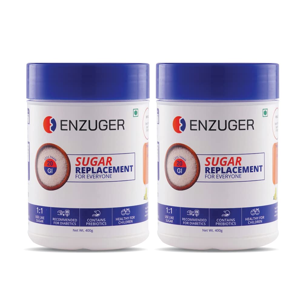 Enzuger (2 x 400 gm) | 1:1 Sugar Replacement for Everyone | PCOS & Diabetic Friendly | NO Artificial Sweeteners | NO Sugar | NO After-Taste (B0C55R4Z32) Amazon Price History, Amazon Price Tracker