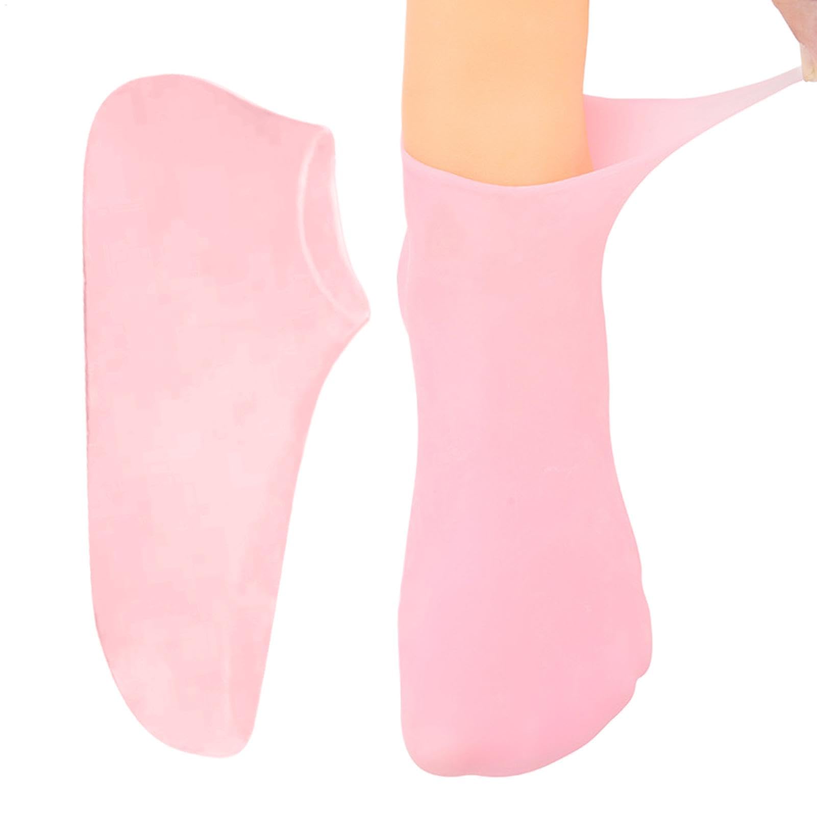 Calzini idratanti da donna | Calzini idratanti in silicone liquido delicato sulla pelle, copertura ergonomica a di U per compleanno Capodanno