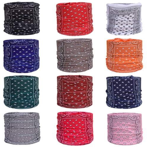 Image of Neck Gaiter Masks Tube Scarf,Seamless Bandanas Buffs Gators,Ourdoor Face Mask Face Covering Multi Headwear