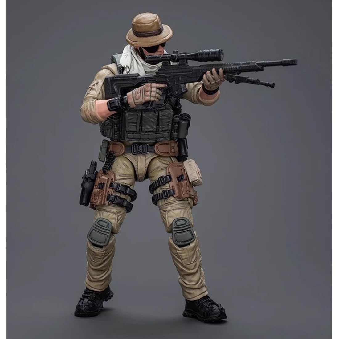 Bewegliche Soldaten Figur, 1/18 Maßstab Vintage Militär Bewegliche Special Forces Soldatenfigur mit Zubehör, Sammelfigur für Teenager und Enthusiasten