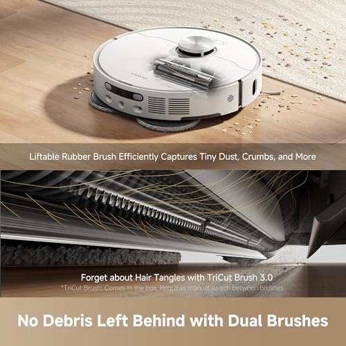 Image of DREAME L40s Ultra AE Robot Vacuum and Mop Combo, 19,000Pa Suction, Self Emptying Dust Box, Flexible Mop & 167℉ Self Cleaning Washboard, Diverse Brush Selection, All-in-One Station, Auto Refill