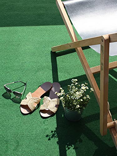 Grastapijt per meter COMFORT - groen, 1,33m x 7,50m, waterdoorlatende vlies-gazon met noppen, zwembadonderlegger… - Afbeelding 7