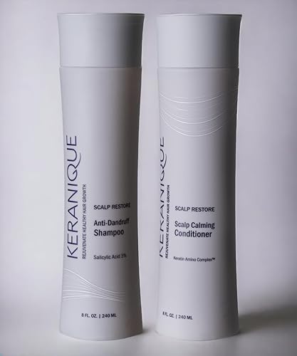 Miniatura 1 de Champú anticaspa y acondicionador restaurador del cuero cabelludo por Keranique