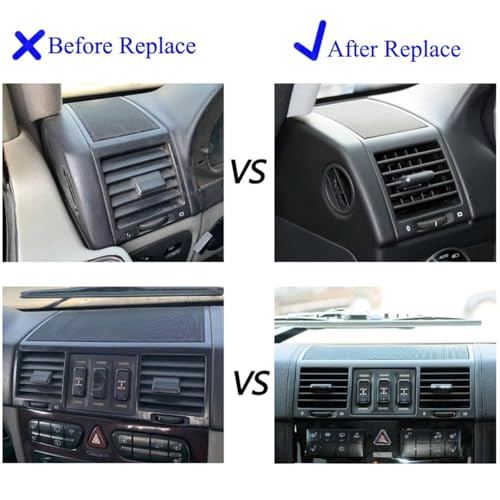 Panneau De Sortie D'aération Remplacement Rénovation Plastique Console Centrale Benz - 3