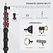 NEEWER 7.5ft/230cm Boom Pole Stand, Portable Telescopic Aluminum Handheld Light Stand with 1/4