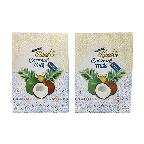 Coconut Milk - 18% Fat | Pure & Natural | No Preservatives | Plant-Based | Vegan & Keto Friendly | Dairy-Free | Homemade Taste - 200ml x 2 Pack