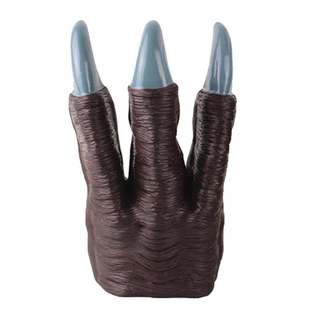 MYADDICTION Monster Dinosaur Dragon Devil Costume Hands Puppet Claws Gloves Toys Brown-image-21