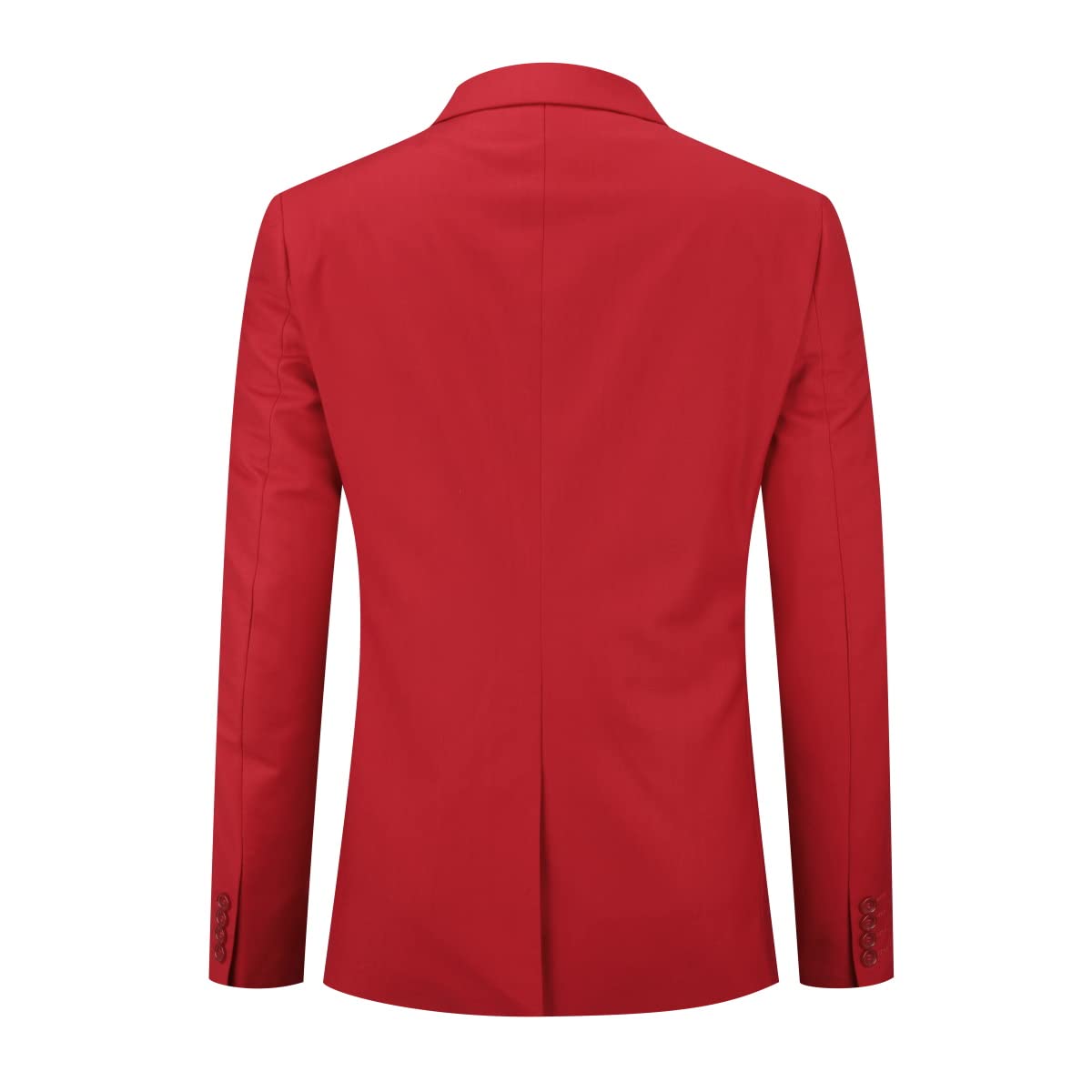 YOUTHUP Blazer Homme Slim Fit Un Bouton Veston Blazer Casual Couleur Unie Veste Mariage Business Soirée