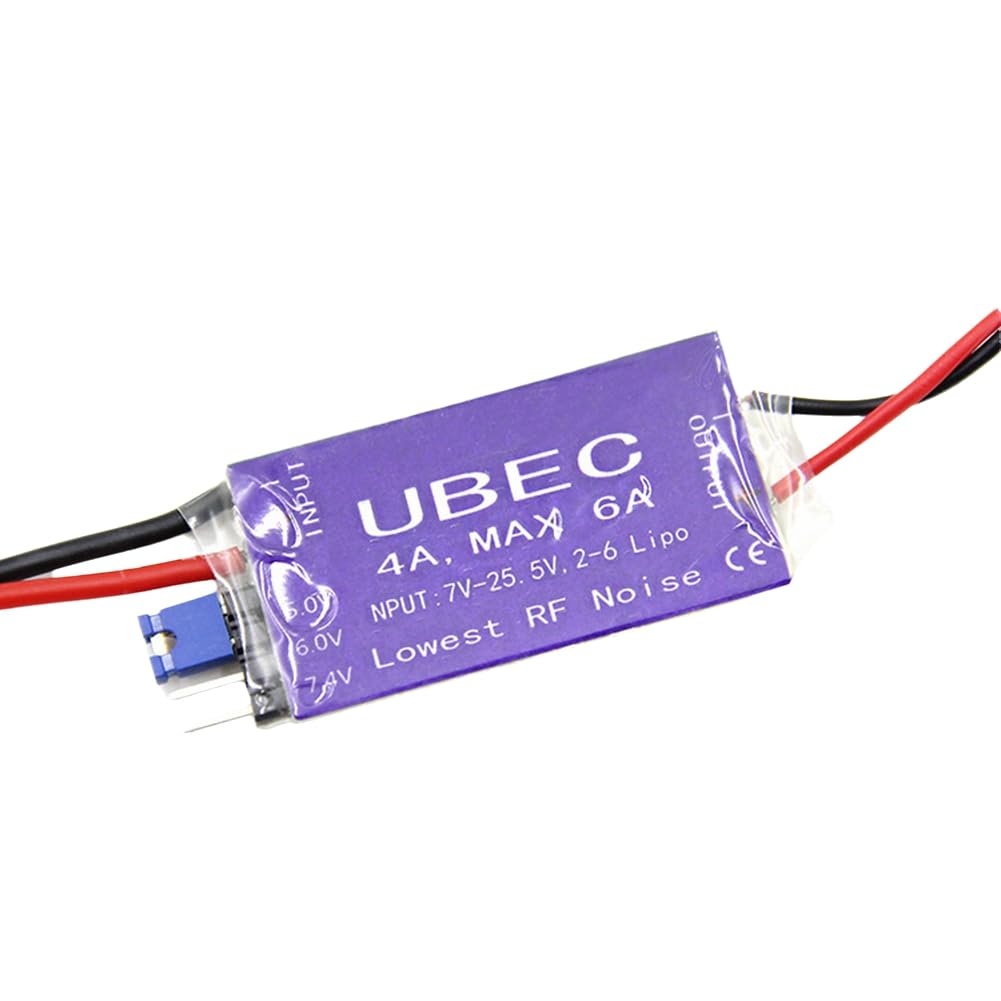 Regolatore di Tensione UBEC per Aeroplani RC Output 5V / 6V MAX 12A per 2-6S LiPO / 6-16 Modello di Interruttore di Ingresso Ni- BEC 4A