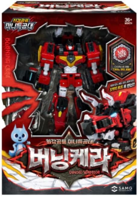 The Strongest Dinosaur Mini Force The Warrior of Flame, Burning Kera Figure Set