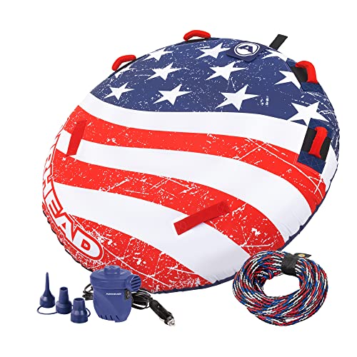 Sportsstuff Stars and Stripes Kit, 1 Rider Towable Tube with Rope and Pump -  Kwik Tek Inc., 53-4310K