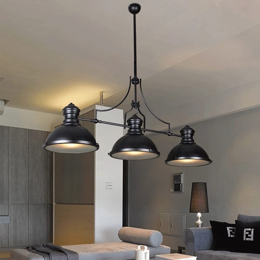 Przemysłowa lampa wisząca z 3 światłami