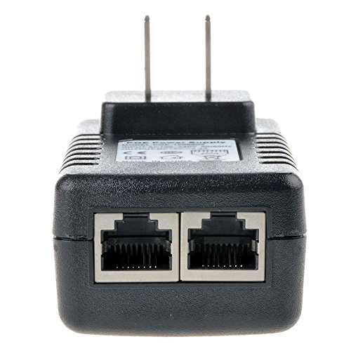 Adaptador PoE Pasivo 24V 24W Compatible con Ubiquiti POE-24-12W-G, POE-24-24W-G, POE-24-24W, Compatible con TP-Link TL-PoE2412G y Dispositivos Mikrotik, Inyector PoE de 24 voltios miniatura 4