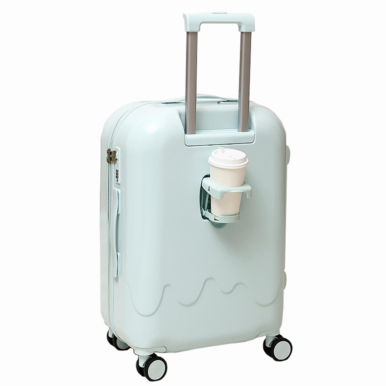 Walizka 64 x 39 x 28 cm, duża walizka podróżna ABS, 70 l, etui z 4 kółkami obracającymi się o 360°, zamek TSA, uchwyt teleskopowy, walizka na kółkach z twardą obudową 04