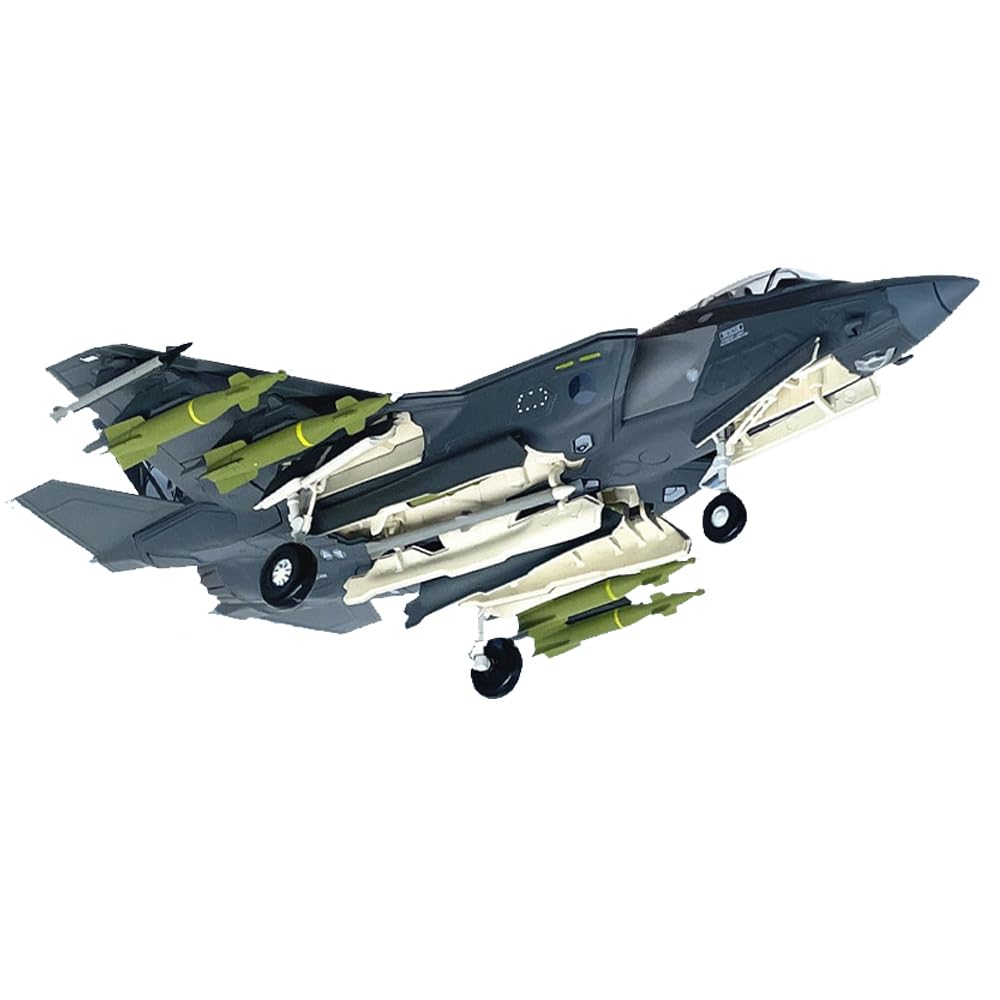 Modelo de caza F-35 Lightning II a escala 1/72, avión militar fundido a presión de metal para colección de exhibición (F-35A (modo bestia F-001))