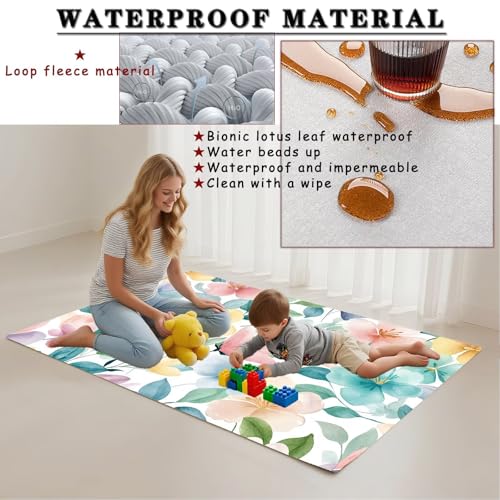 Tapis résistant rugs antidérapant et imperméable pour sol - 3