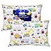Baby Toddler Pillow Cases Trcuk Pattern - Child Pillowcase Fit Kids & Travel Pillows 13 x 18, 14 x19 - Soft Cotton Pillows Cover Set of 2, Envelope Pocket, Durable Well Stitched, Boy Girl Crib Bedding