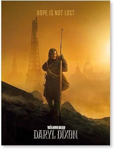 The Walking Dead Póster de Daryl Dixon, 18 x 24 pulgadas