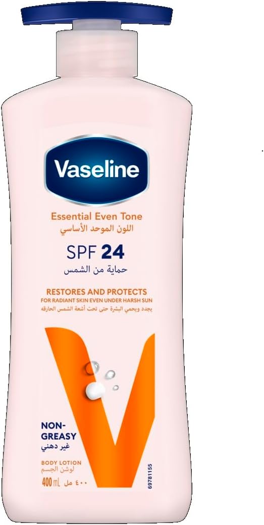 Body Lotion Essential Even Tone UV Lightening with Vitamin B3 for Fair Even Toned Skin, 400ml