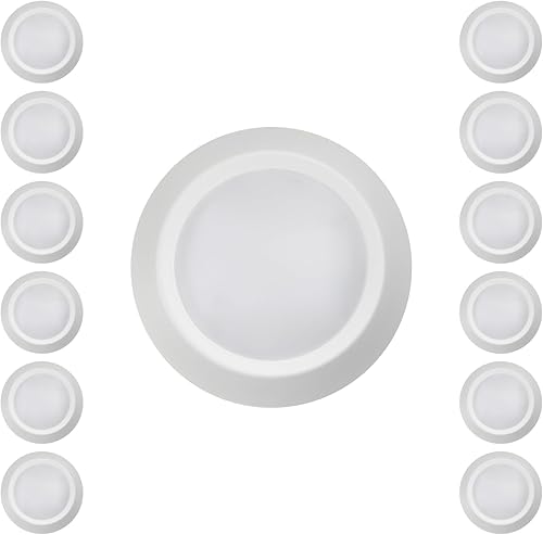 Miniatura 8 de GREENLUX El soporte superficial blanco de 7,5 pulgadas llevó Downlight, 3000K borde redondo blanco cálido encendida Downlight, 17W