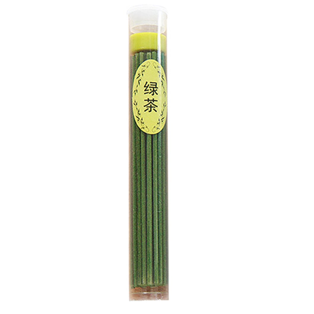 Bluelans Light/Green Bluelans® 50 Burning Incense Sticks Fragrance Natural Aroma Sandalwood Air Freshener ( - Tea)