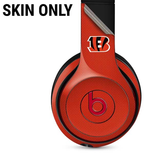 Skinit Decal Audio Skin Compatible with Beats Solo 3 Wireless - Officially Licensed NFL Cincinnati Bengals Zone Block Design