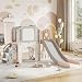 Garvee 8-in-1 Toddler Slide Indoor & Outdoor Playground Playset for Kids-Includes Climber, Basketball Hoop, Telescope, Tunnel, and Storage Space for Backyard & Courtyard Fun, Image 7 Garvee 8-in-1 Toddler Slide Indoor & Outdoor Playground Playset for Kids-Includes Climber, Basketball Hoop, Telescope, Tunnel, and Storage Space for Backyard & Courtyard Fun, Image 7