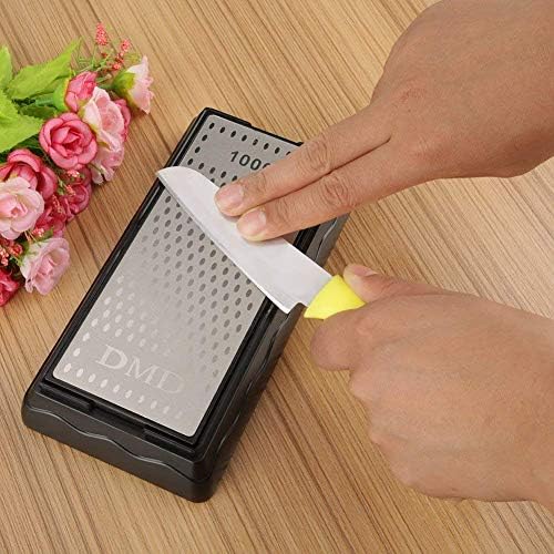 Miniatura 7 de Afilador de cuchillos Piedra de grano 4001000 de doble cara Piedra de afilar piedra de afilar piedra de afilar con base Juego de piedra fina para