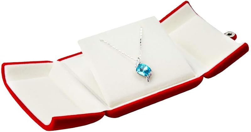 Oirlv Multifunctional Jewelry Box Velvet Pendant Necklace Gift Box Storage Case