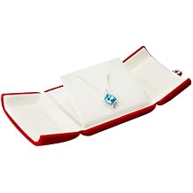 Oirlv Multifunctional Jewelry Box Velvet Pendant Necklace Gift Box Storage Case