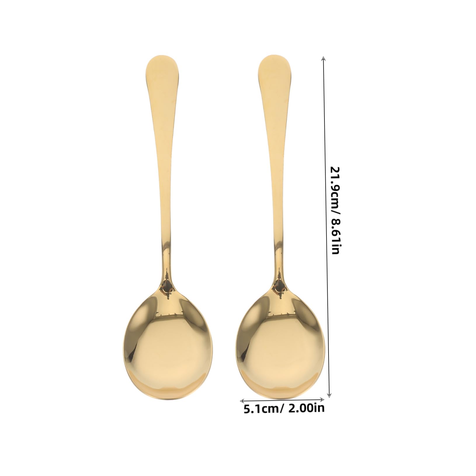 SOLUSTRE Stainless Steel Serving Spoon Set Large Big Spoons for Buffet Parties Catering Restaurants
