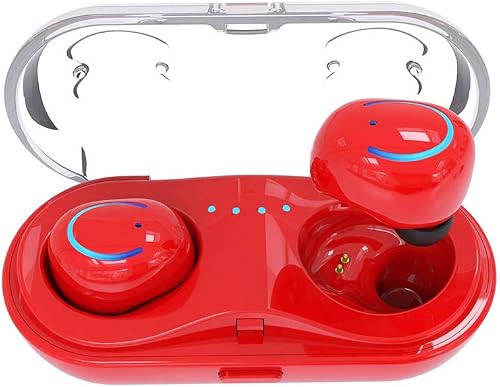 YFQH Mini Auricolare Bluetooth Invisibile True Wireless Bluetooth 4 2 Cuffie Auricolari Cuffie Auricolari Vivavoce con Microfono Riduzione del Rumore White