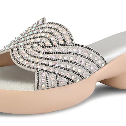 Image of Centrino Women's Sandals | Stylish Slip-On Sandals for Ladies |Elegant Slide Sandals with Butterfly Studded Embellishment Design | Lightweight and Durable Fashion Footwear (9310)