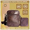Coronel Tapioca - Bandoleras Hombre - Bolso Hombre - Bolso hombre bandolera - Bolso Bandolera hombre - Bandolera piel hombre para uso diario, casual, viaje o negocios #3